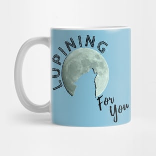 Lupining for you back design with white text 3d moon (MD23QU001b) Mug